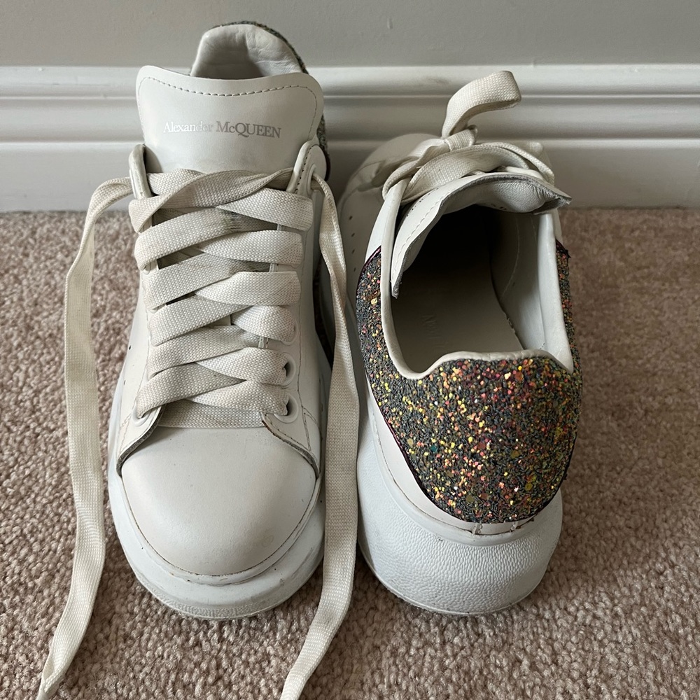 Alexander McQueen glitter sneakers